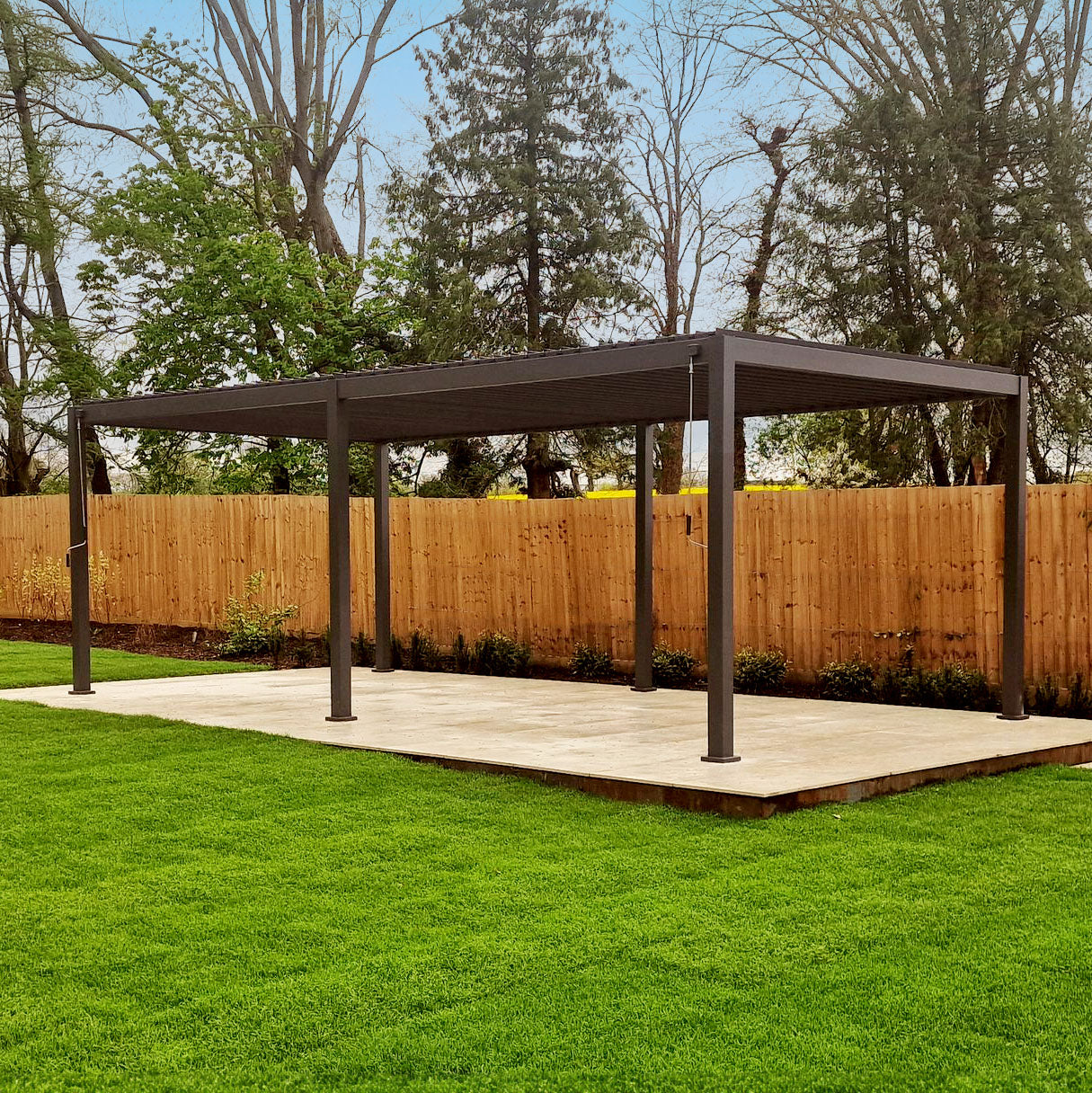 Rota Louvered Pergola 3.6 x 7.2m