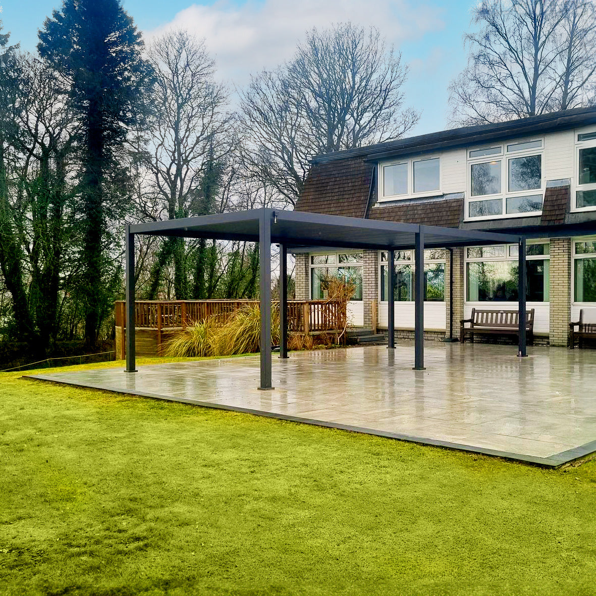 Rota Louvered Pergola 3.6 x 7.2m