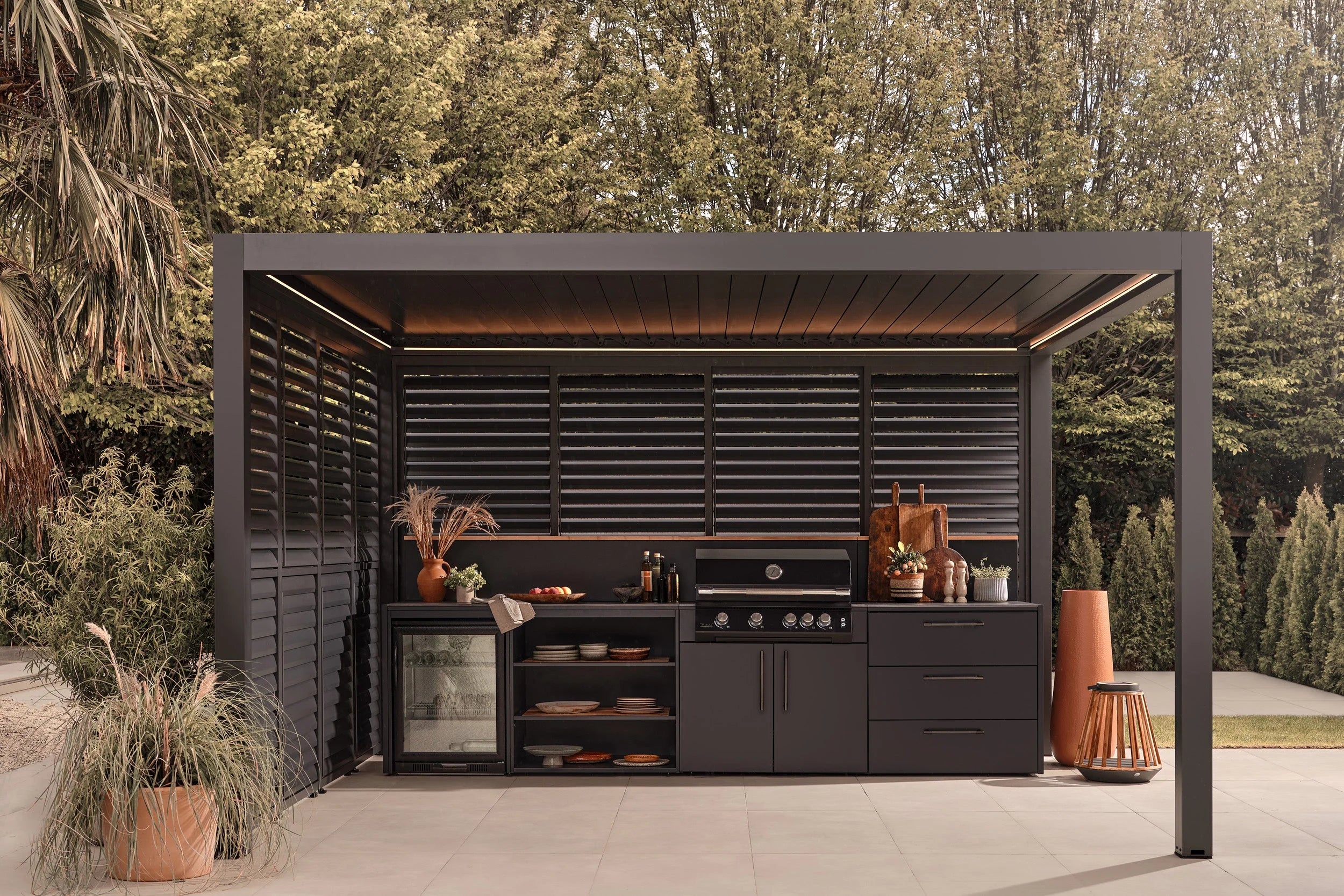 The Blenheim Modular Outdoor Kitchen Single Wall S005